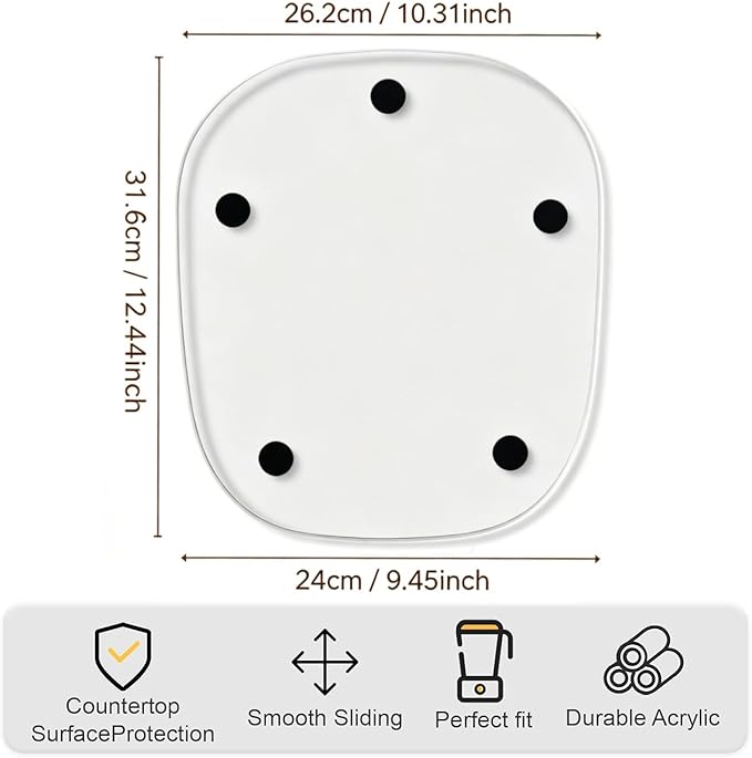 Appliance Slider for Kitchenaid Mixer, Stand Mixer Accessories for Kitchenaid Mixer Heavy Duty K5SS & Kitchenaid Mixer Pro 500