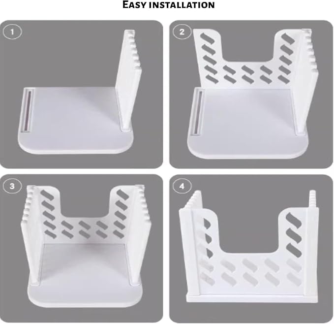 Bread Slicer for Homemade Breads, Toast Slicer, Adjustable Thickness Slicing Guide, Foldable Portable Bread Cutter Suitability for Homemade Breads, Bagels, Loafs, Cakes - Kitchen Baking Tool