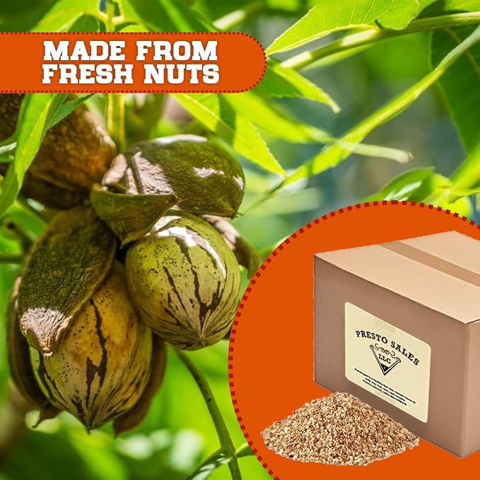 Pecan, "Tasty and Delicious" Fancy Raw Meal/Flour, Convenient, Healthy, Great Flavor, Keto friendly, Dietetic, Finely Ground, Vegan, USA, Packed in a convenient box/bag of 10 lbs. (160 oz.) by Presto Sales LLC