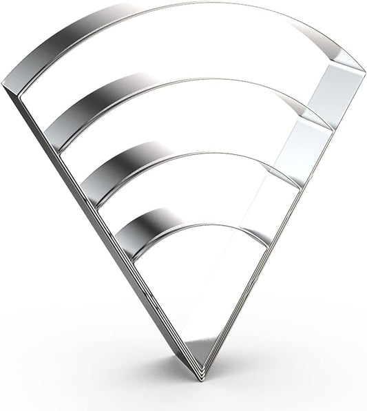 Pizza Slice Cookie Cutter Set Large - 5 Inch, 4 Inch, 3 Inch, 2 Inch - Geometric One-eighth Circle Candy Corn Geometric Cookie Cutters Shapes Molds - Stainless Steel