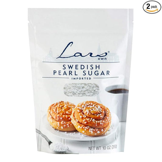 Lars' Own Swedish Pearl Sugar - 10 oz - 2 pk
