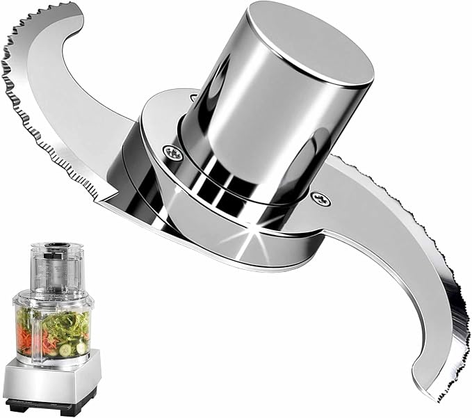DLC-861TXB-CSR for Cuisinart Food Processor DFP-11, DLC-2011, DLC-8 Only | Stainless Steel Case for Less Microplastic - Resists Cracking, Chipping, Flaking - Modular - Easy to Clean - Serrated Edge