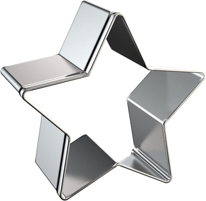 Star Cookie Cutter Set 8-Piece 1.5" to 5" by QAAQS