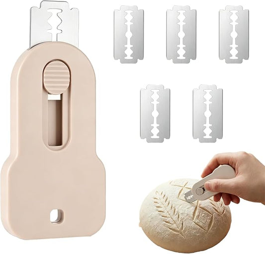 Sourdough Scoring Tool Bread Lame Stainless Steel Blade For Baking | Precision Dough Scoring, Ergonomic Grip, Includes Replacement Blades