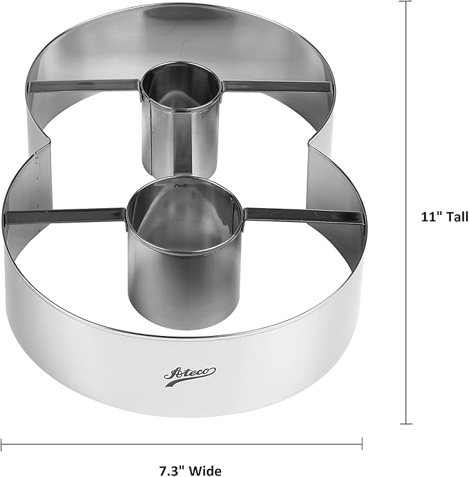 Ateco Extra Large Number 8 Cake Cutter
