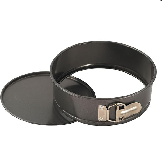 WINCO Springform Pan with Detachable Bottom, 8-Inch, Aluminized Steel,Black
