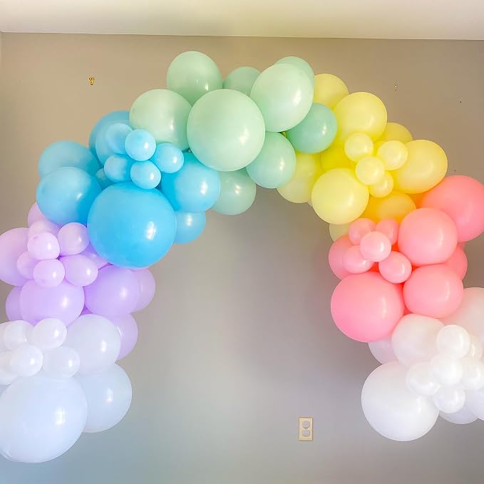 Voircoloria 110pcs Mint Green Balloons 12inch Pastel Green Latex Party Balloons for Baby Shower,Graduation, Wedding, Birthday, New Year, Anniversary Party Decorations