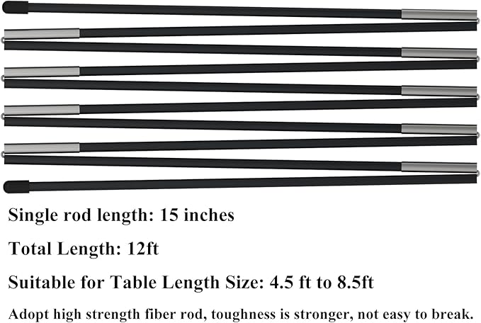 LANGXUN 12ft Black Table Balloon Arch Kit, Balloon Arch Stand Frame For Birthday Party Wedding and Graduation Decorations, Christmas Decort Baby Shower Bachelor Party Supplies