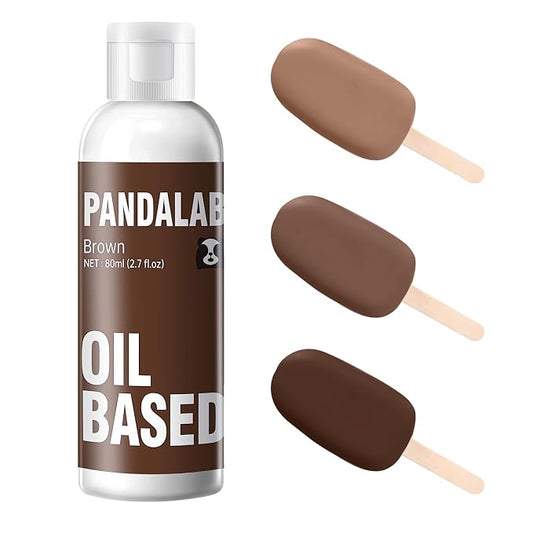 Brown Oil Based Food Coloring for Chocolate, Candy Melts, Donuts, Strawberries, Frosting, Cake, Professional Edible Dye for Baking - 80 Milliliters 2.7 Fl.Oz