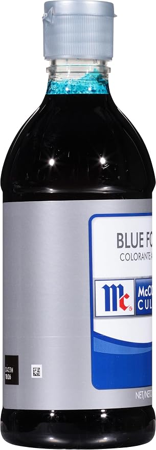 McCormick Culinary Blue Food Coloring, 16 fl oz (Pack of 6) - Six 16 Fluid Ounce Bottles of Blue Food Coloring Liquid to Add Color to Cakes, Cookies, Icings and Fillings