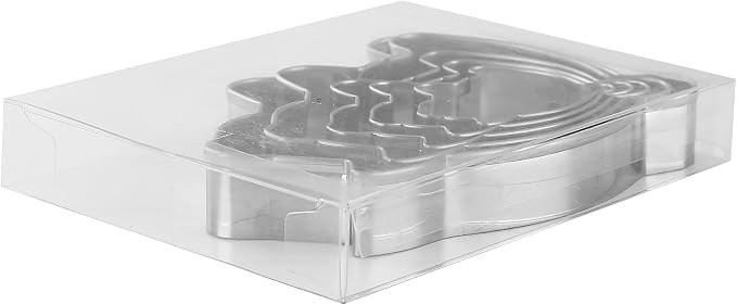 MrCookie Pig Cookie Cutters Set, 5pc Thickened Stainless Steel. | Sturdy food-grade stainless steel.5 sizes: 1.37-4.52in.For cookies,sandwiches,DIY.