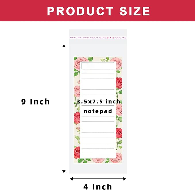 Morepack Self Sealing Cellophane Bags,4x9 Inches 200 Pcs Clear Resealable Cellophane Bags for Packaging Cookies, Favors and Products