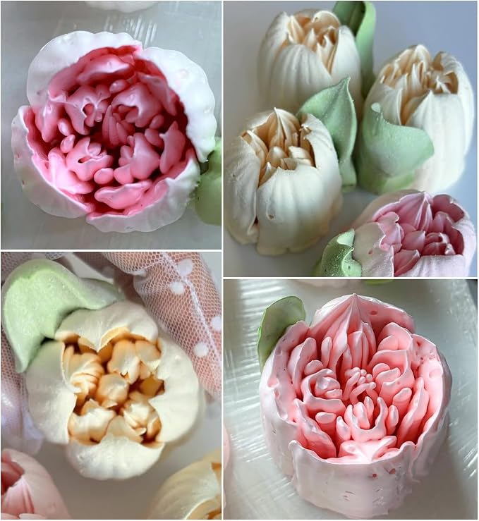 1 Piece Stainless Steel XXL Russian Flower Icing Tips,Pastry Frosting Piping Nozzles for Cake Marshmallow Bouquet, Cake Decorating Tips Baking Tools,Flower Frosting Nozzles for Decorating