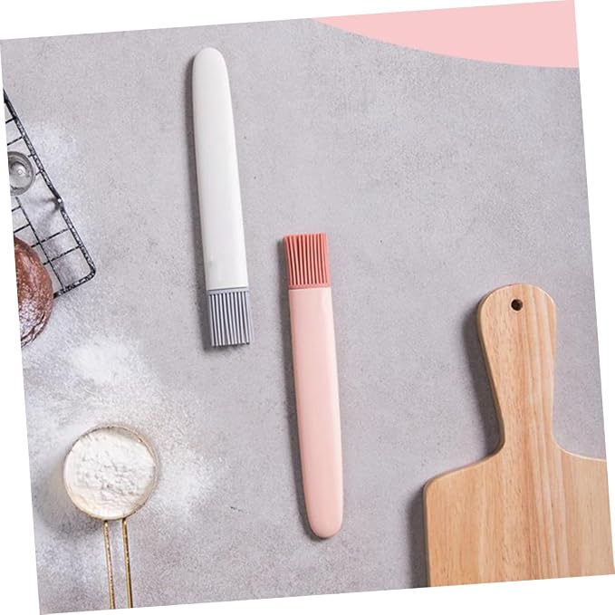 Silicone Baking Brush Bbq Oil Basting Brush Ergonomic Handle for Long-lasting Use
