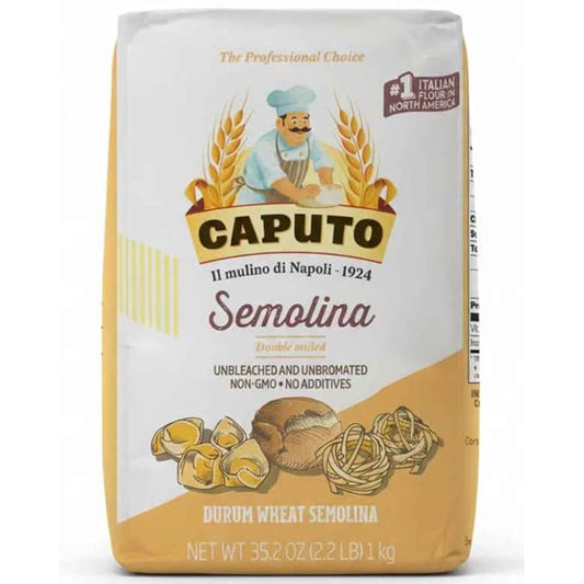 Caputo Antimo Di Grano Duro Rimacinata Semolina Flour - All Natural Dough for Fresh Pasta, 2.2 lb
