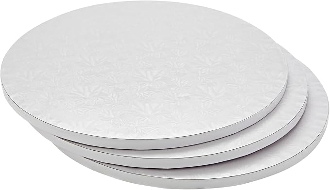 Juvale 14-Inch Round Cake Drums - Sturdy Base Support & 14-Inch Cake Boards - Disposable Cleanup & Baking Supplies - Pack of 3, 14 in