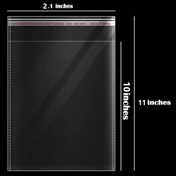 DTmasao 2x10 Inches 100 Pcs Pretzel Bags Thickened Pretzel Rod, Self Sealing Cellophane Individual Clear Prezetels Sticks Food Safe Bags for Chocolate, Candies, Cookies