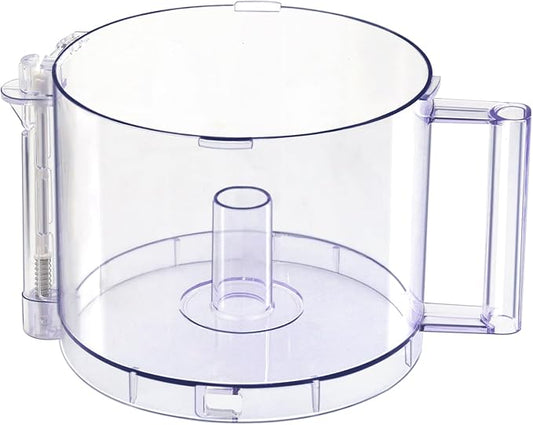 DLC-005AGTXT1 Replacement 14-Cup Food Processor Work Bowl with Gray Handle Compatible With Cuisinart DFP-14, for Cover DFP-14NWBCT1 NOTE: 4 Tabs on Top Rim of Workbowl