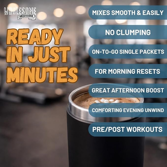 Protein Hot Chocolate, Keto Hot Chocolate Mix, Low Carb Hot Cocoa, 15g Protein, 2g Net Carbs, Low in Sugar, Instant Hot Coco, 7 Individual Macro-Controlled Packages (Marshmallow, 5 Pack)