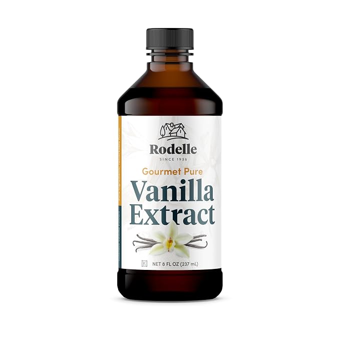 Rodelle Gourmet Pure Vanilla Extract, Baking & Cooking, Made in USA, 8 Fl Oz.