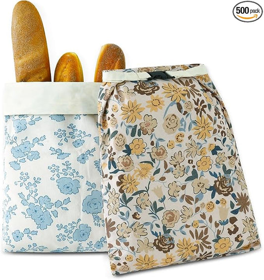 Beeswax Bread Bags for Homemade bread,2 Pack Sourdough Bread Bags,Reusable Bread Bourdough Storage
