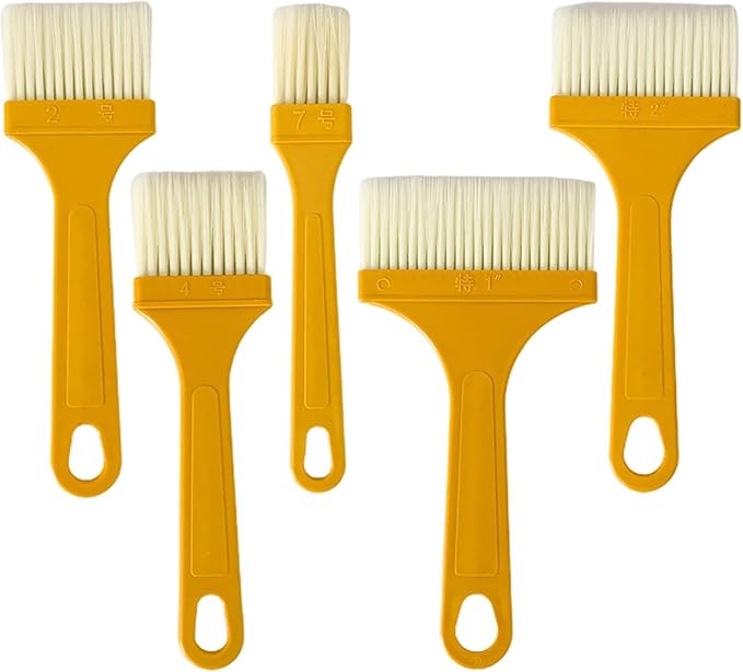 1 Pc Plastic Basting Pastry Brush Spread Oil Butter Sauce Marinades for BBQ Grill Baking Kitchen Cooking, Baste Pastries Cakes Meat Sausages Desserts, Outdoor Cooking Tools, Dishwasher Safe (B)