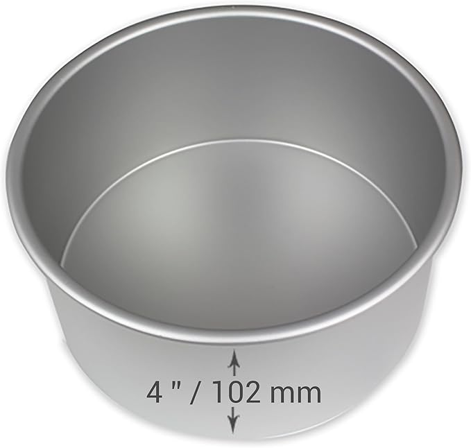 PME Professional Aluminum Baking Pan Round 8 x 4 (Pack of 6)