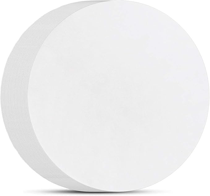 Parchment Paper Rounds, Set of 200, Non Stick 6 Inch Baking Parchment Paper/Parchment Baking Circles for Springform Pan, Tortilla Press and so on(4.5/5.5/7/8/9/10/12inch Available)