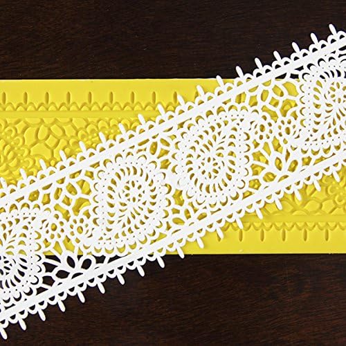 Global Sugar Art Paisley Lace Silicone Lace Mat by Chef Alan Tetreault