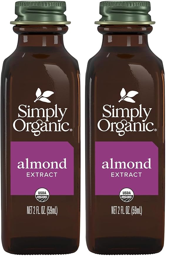 Simply Organic Almond Extract, Certified Organic | 2 oz (Pack of 2)