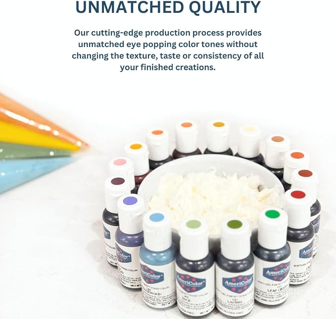 AmeriColor Soft Gel Paste Food Color, 6-Ounce, Bright White