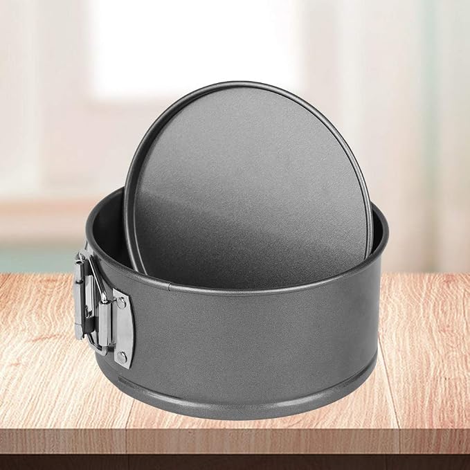 Cake Pan,5 Inch with Removable Bottom Round Cake Pan,Non-Stick And Leakproof,Carbon Steel Cake Baking Tray