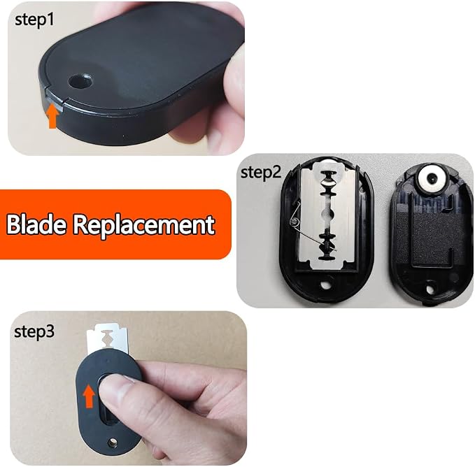 Extractable & Magnetic Bread Lame Dough Scoring Tool, Bread Scoring Knife, Professional Sourdough Scoring Tool for Bread Bakers, Bread Making Tools with 5 Razor Blades (Black)