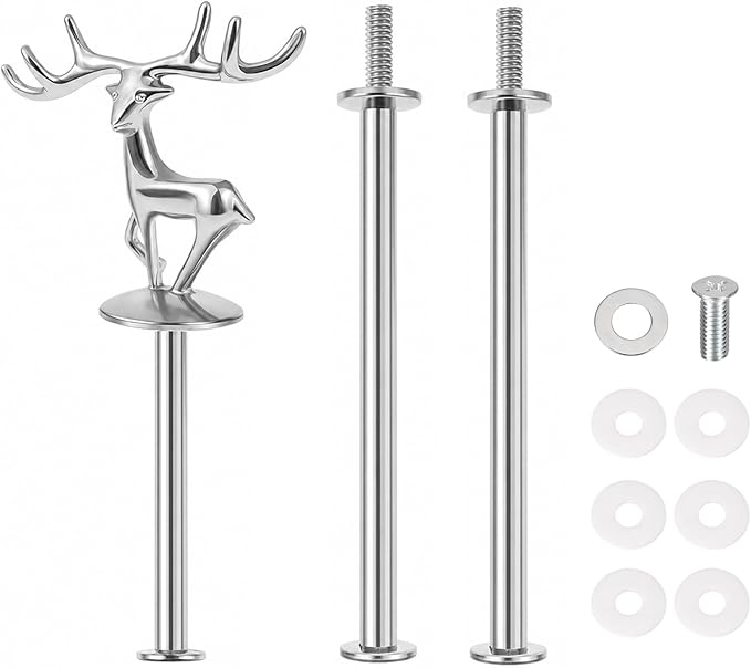 3 Tier Cake Stand Hardware Tiered Tray Plate Hardware Kit Heavy Metal Holder Fruit Plate Stand Food Plate Stand