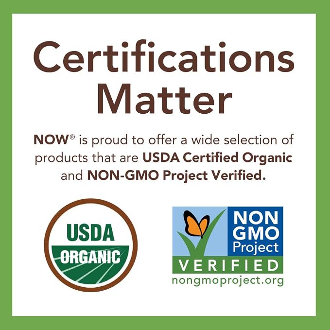 NOW Foods Organic Cocoa Powder, Unsweetened-12 oz