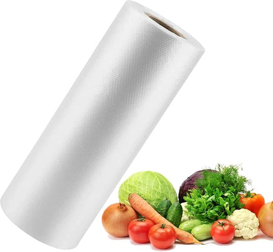 FungLam 12”×20” Plastic Produce Bags on a Roll, Clear Food Storage Bags for Bread, Vegetables, Fruits and Meat, Continuous Plastic Bags for Kitchen, Refrigerator Storage, 350 Bags/Roll