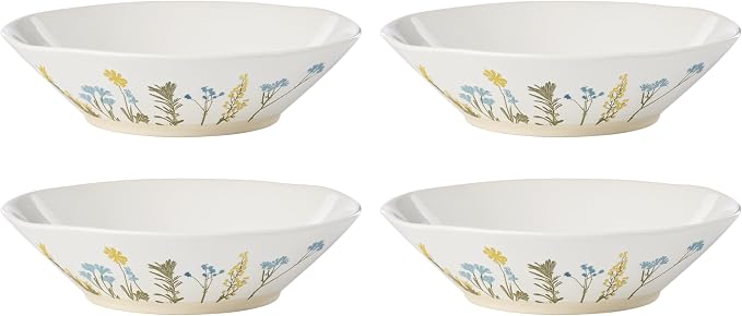 Lenox 898388 Wildflowers Pasta Bowls, Set Of 4