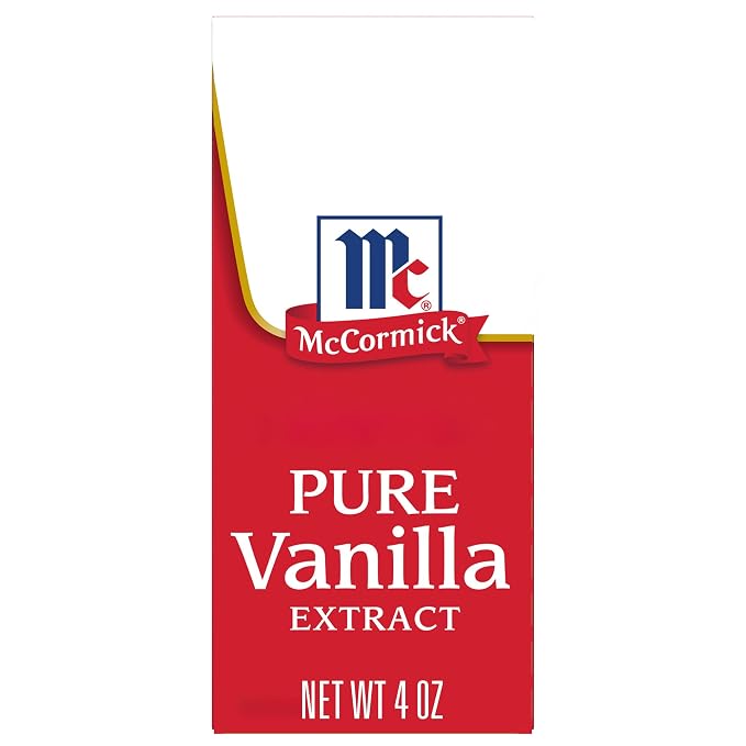 McCormick All Natural Pure Vanilla Extract (Made with Madagascar Vanilla Beans), 4 fl oz