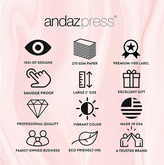 Andaz Press Round Small Business Sticker Labels, 120-Pack, Homemade with Love, Red Heart, Handmade Stickers for Packaging, Product Labels for Small Business, Business Thank You Stickers