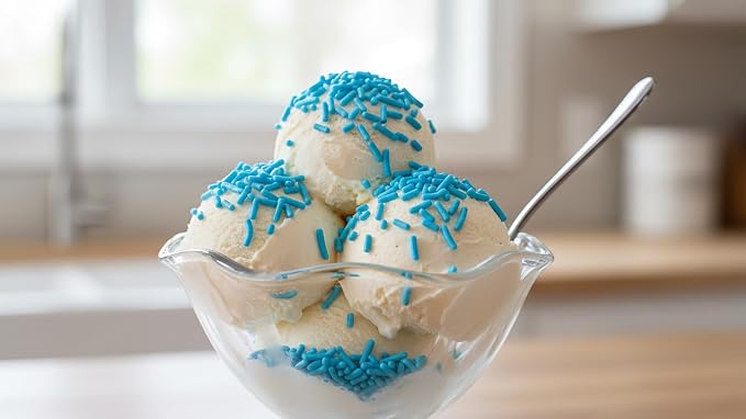 NCS Blue Jimmies Edible Sprinkles – Cupcake, Cake & Cookie Decorations, 7 oz