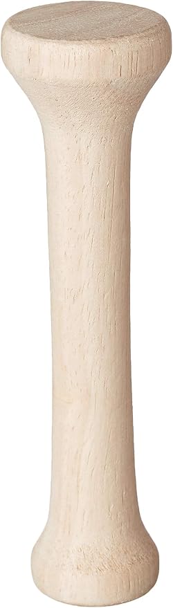 Fox Run Tart Tamper, Wood, 1.75 x 1.75 x 6 inches