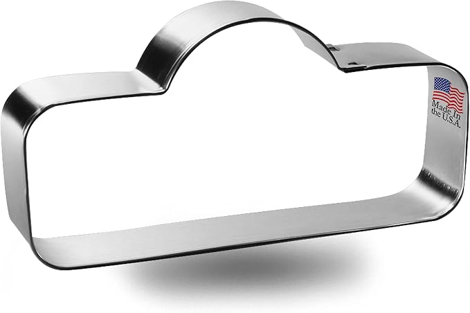 Street Sign Plaque Cookie Cutter 4.5 Inch - Made in the USA – Foose Cookie Cutters Tin Plated Steel Street Sign Plaque Cookie Mold