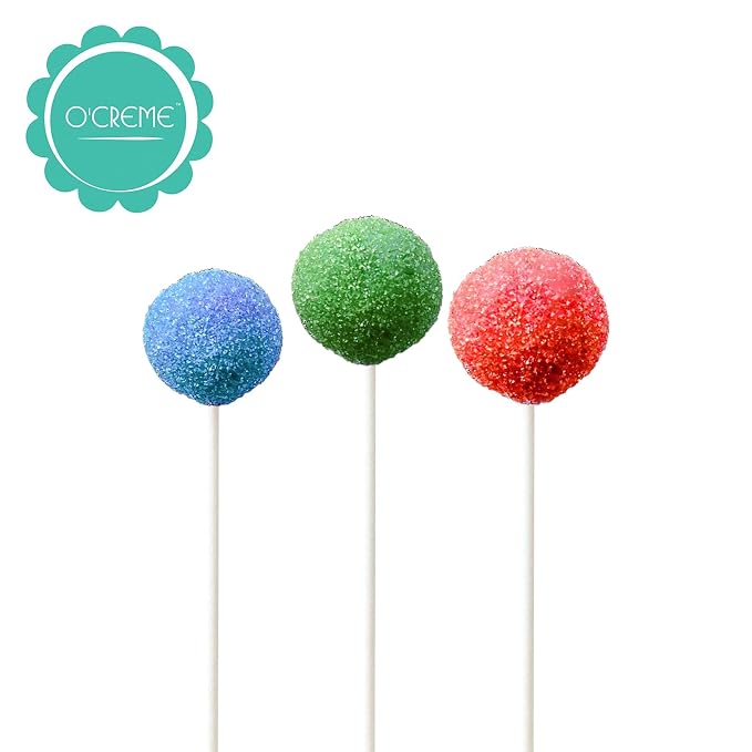 O’Creme Sanding Sugar for Cookie Decorating – Eye-Catching Christmas-Kit Sugar Crystals for Unique Cake Toppings, Cupcakes and Cookies – Ideal Decoration Solution - Red and Green, 10.5 Ounce Each