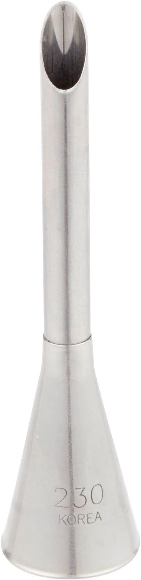 Ateco 230 2 7/8" Bismark Metal Piping Tip - Great for filling donuts, cupcakes, elclairs, and other pastries