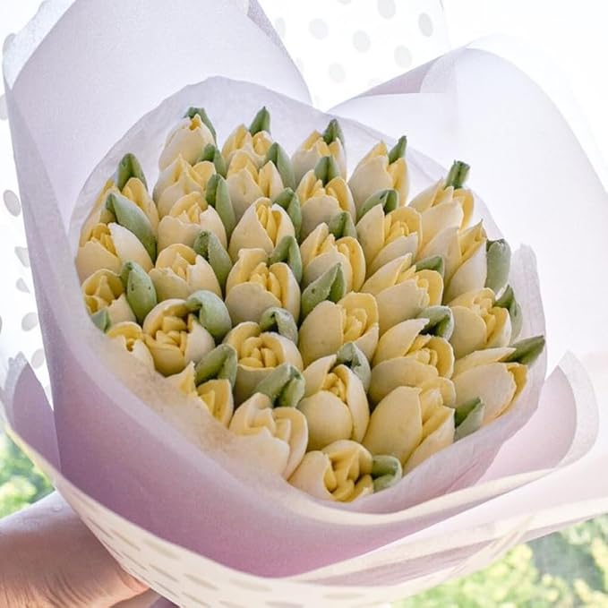 14 PCS Russian Piping Tips Set,Stainless Steel Icing Nozzles for Cake Decorating, Cream Flower Bouquet DIY Cookies, Desserts Baking Tools 1 XXL, 1 XL, 1 Medium Leaf, 10 Piping Bags, 1 Brush