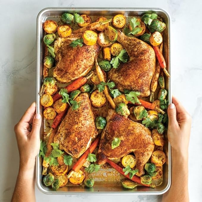 Nordic Ware Naturals Half Sheet with Lid
