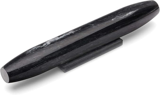 Fox Run 48759 Black Marble French Rolling Pin, 2 x 12 x 2 inches