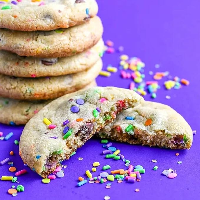 Neon Colorful Sprinkles Confetti Funfetti Sprinkles for Cake Decorations, Cupcake Toppers Cinco De Mayo Summer Fiesta Luau Trolls Sprinkle for Cookies, Cupcakes, Toppings and Decorating Sprinkle