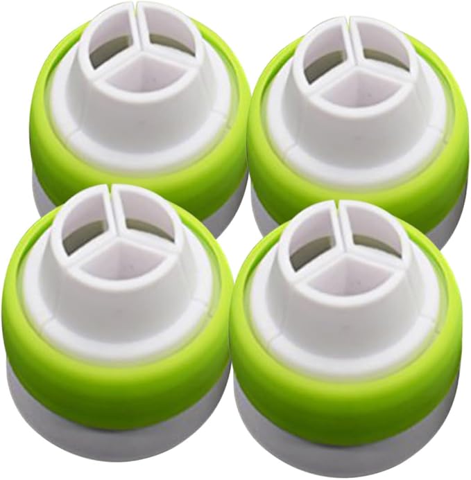 4pcs Large Russian Piping Tip Couplers for Quick Nozzle Swapping Compatible All Piping Bags for Cake Decorating and Pastry Crafting