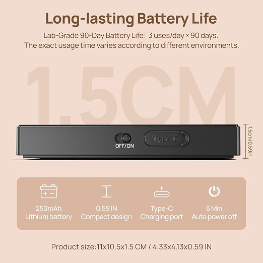 Meilen Mini Espresso Coffee Scale with Timer - 0.1g Precise, USB Rechargeable, 6 Weight Units, 2kg Digital Scale for Espresso, Pour Over, Drip, Kitchen (2kg Black 1 Pack)